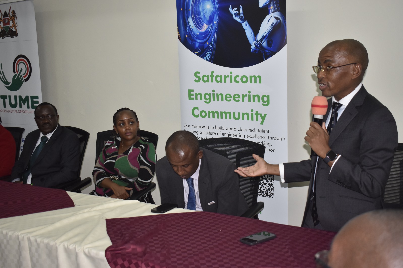 Safaricom Engineering Community in partnership with Makueni County Government and Wote Technical Training Institute workshop