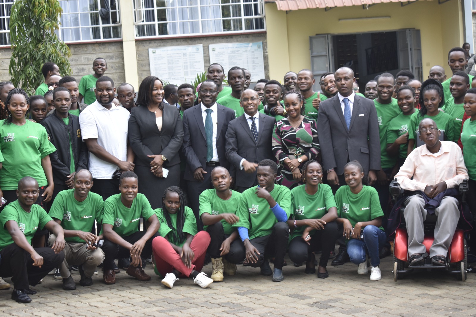The Ceo Safaricom And His Excellency The Governor Makueni Visited Wote Technical Training Institute To Grace The Safaricom Engineering Community Training After Launching Mycounty App For Makueni County